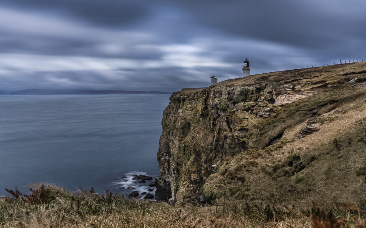 Dunnet Head, Schottland: Panoramablicke, WWII-Bunker und ein Leuchtturm.