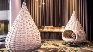 hotel lobby