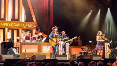 Performers during the Grand Ole Opry Show in Nashville