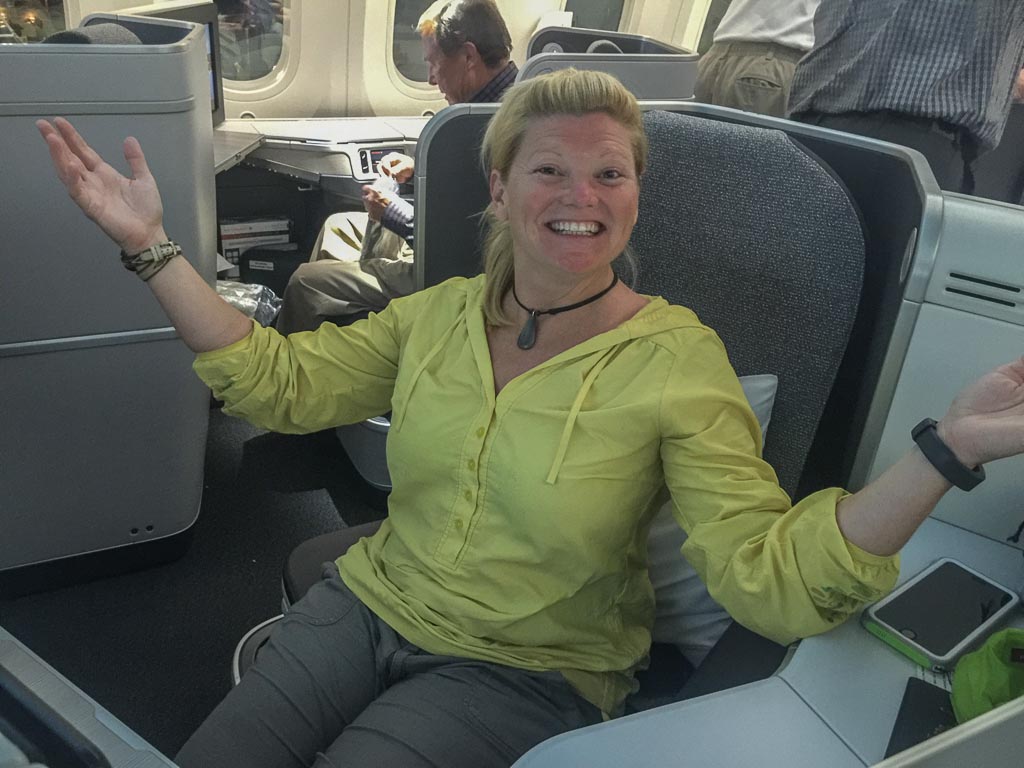 Erklärung des Air Canada Business-Konzepts auf dem Dreamliner 787