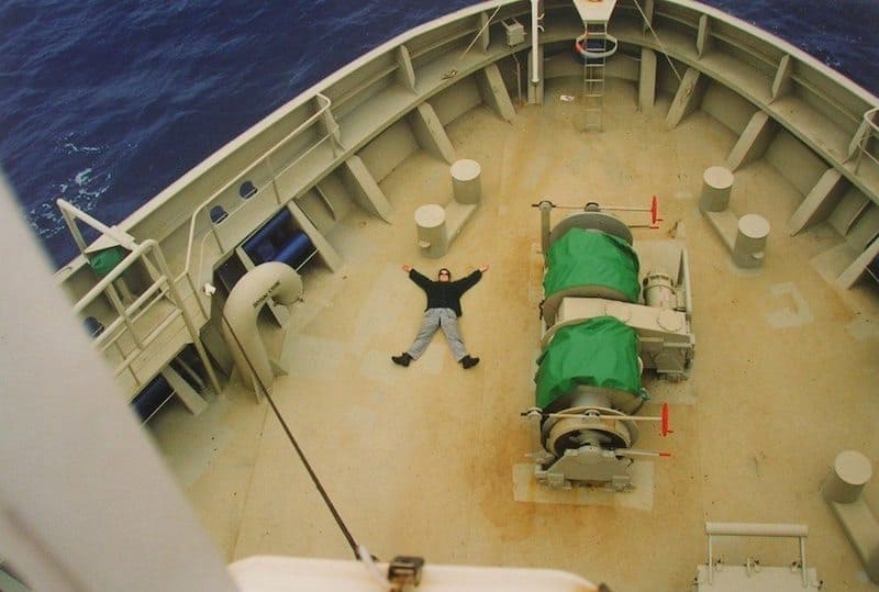 Reisen mit einem Frachtschiff