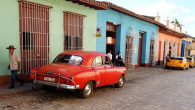 Common street scene you will see when you visit Cuba