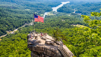 the views Chimney Rock, North Carolina