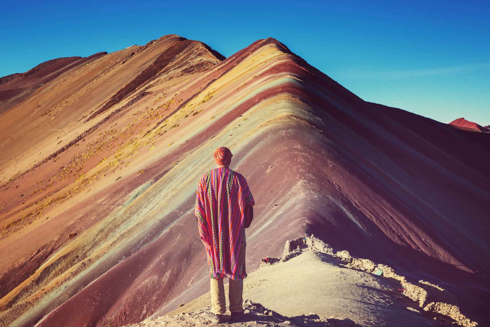 Was Sie erwarten können, wenn Sie den Rainbow Mountain in Peru wandern.