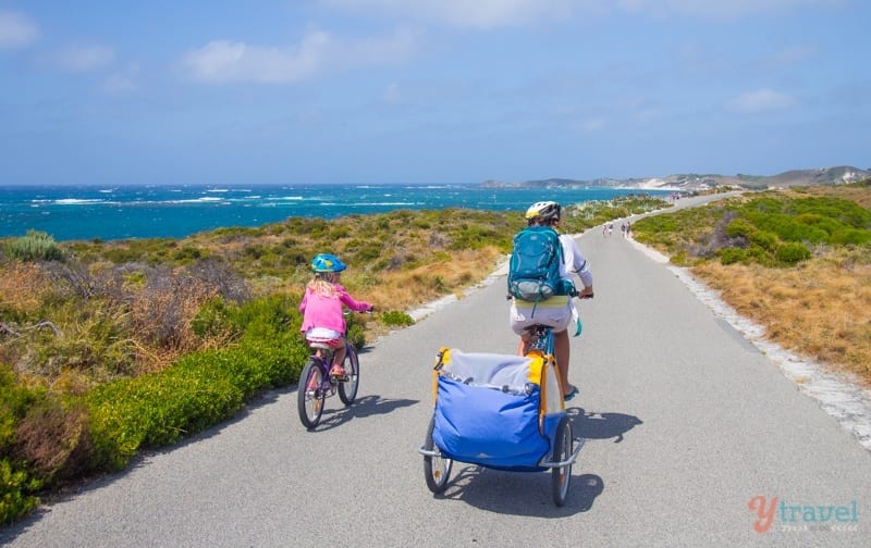 Wie eine Schlange unsere Fahrradtour um Rottnest Island verbessert hat.