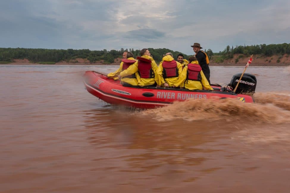 Rafting mit dem Gezeitenstrom in Nova Scotia – Die höchsten Gezeiten der Welt